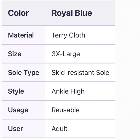 NEW 5 Pr Pillow Paws Bariatric no slip socks 3XL - Picture 9 of 9